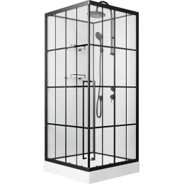 Niagara Душевая кабина Standart 90x90 R черная