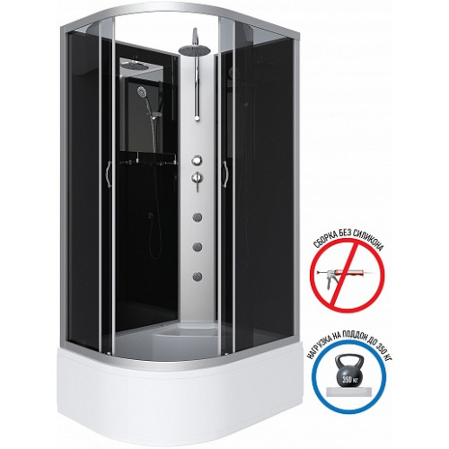 Niagara Душевая кабина Classic NG-2510-14RBKTG