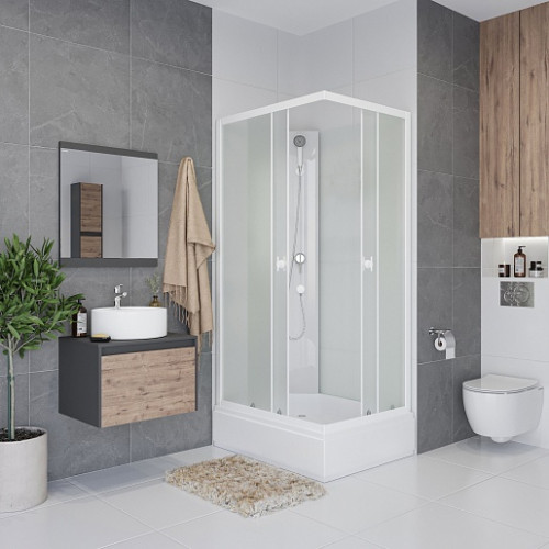 Niagara Душевая кабина Promo P100/80/26Q/MT/BK