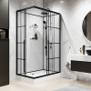 Niagara Душевая кабина Standart 100x80 R черная
