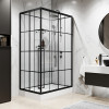 Niagara Душевая кабина Standart 100x80 R черная