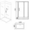 Grossman Душевая кабина 120x80 GR267