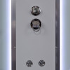 DTO Душевая кабина EM4516 LED с гидромассажем