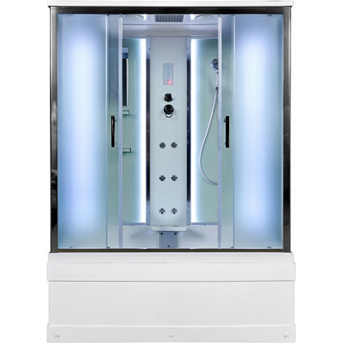 DTO Душевая кабина EM4516 LED с гидромассажем