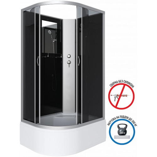 Niagara Душевая кабина Classic NG-2510-14RBK