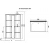 Niagara Душевая кабина Standart 120x80 R черная