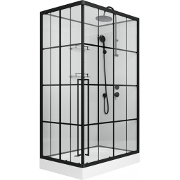 Niagara Душевая кабина Standart 120x80 R черная
