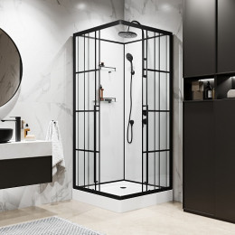 Niagara Душевая кабина Standart 100x100 R черная