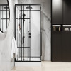 Niagara Душевая кабина Standart 100x100 R черная