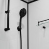 Niagara Душевая кабина Standart 100x100 L черная