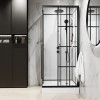 Niagara Душевая кабина Standart 100x100 L черная