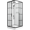 Niagara Душевая кабина Standart 100x100 L черная