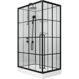 Niagara Душевая кабина Standart 120x80 L черная