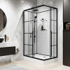 Niagara Душевая кабина Standart 120x80 L черная