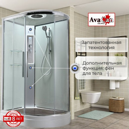 Avacan Душевая кабина 120/90 EM2912LLEDT прозрачная