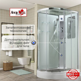 Avacan Душевая кабина 120/80 A2812R прозрачная