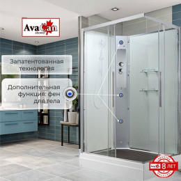 Avacan Душевая кабина 120/90 K2012N прозрачная