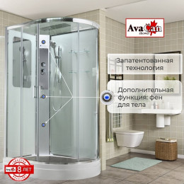 Avacan Душевая кабина 120/90 A2912L прозрачная