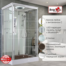 Avacan Душевая кабина 110/90 V2011LED прозрачная