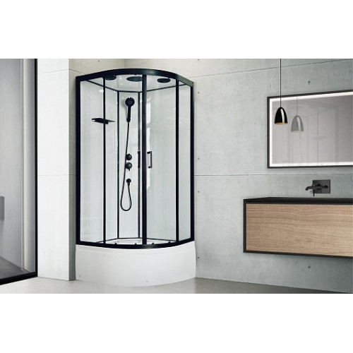 Royal Bath Душевая кабина Fato 90/90 RB90CK-T-BL