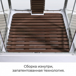 Avacan Душевая кабина 100/100 Z1910LED прозрачная