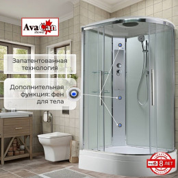 Avacan Душевая кабина 120/80 EM3812LT прозрачная