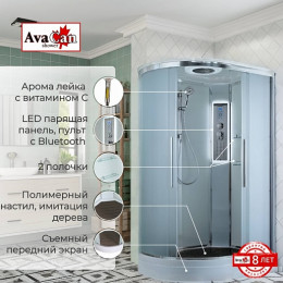 Avacan Душевая кабина 120/80 EM2812RLED