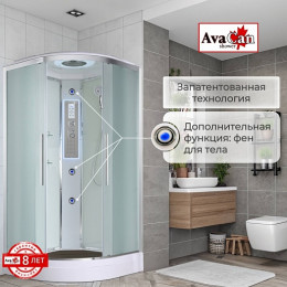 Avacan Душевая кабина 90/90 EM2090LED