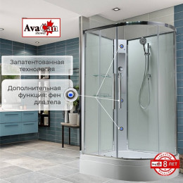 Avacan Душевая кабина 120/80 EM3812LNT прозрачная