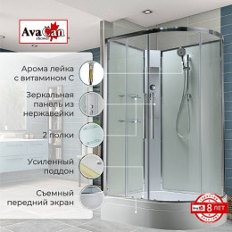 Avacan Душевая кабина 120/90 EM3912LNT прозрачная