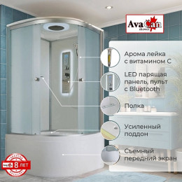 Avacan Душевая кабина 90/90 D5090LED