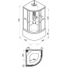 Triton Душевая кабина Вельвет 90/90 Б Щ0000065753