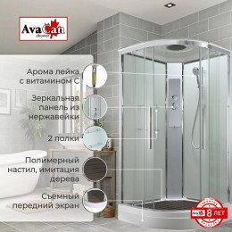 Avacan Душевая кабина 80/80 EM2080T прозрачная