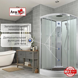 Avacan Душевая кабина 80/80 EM2080T прозрачная