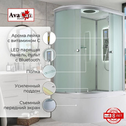Avacan Душевая кабина 120/80 D5012RLED