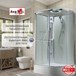 Avacan Душевая кабина 120/80 EM3812LLEDT прозрачная