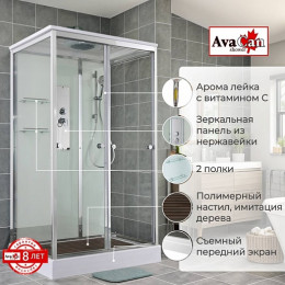 Avacan Душевая кабина 110/90 V2011 прозрачная