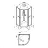 Niagara Душевая кабина Light L90/17 90/90
