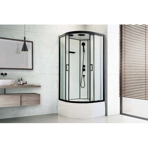 Royal Bath Душевая кабина Fato 100/100 RB100CK-М-BL