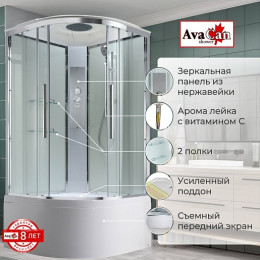 Avacan Душевая кабина 110/110 EM5011T прозрачная
