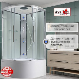 Avacan Душевая кабина 110/110 EM5011T прозрачная