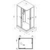 Triton Душевая кабина Квадро 120/80 А Щ0000064616