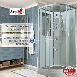 Avacan Душевая кабина 90/90 A2090 прозрачная