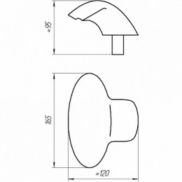 Излив для ванны Радомир Ниагара 1-28-3-0-0-666 золото