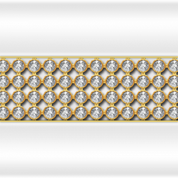 Декоративная вставка «Кристаллы Swarovski» на торцевую панель Радомир Fra Grande к ванне Фонтенбло 4-242-0-0-0-416