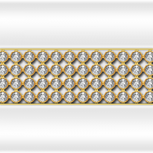 Декоративная вставка «Кристаллы Swarovski» на торцевую панель Радомир Fra Grande к ванне Фонтенбло 4-242-0-0-0-416