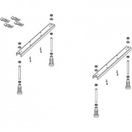 Ножки для акриловой ванны Riho Universal POOTSET01U