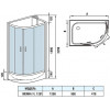 WeltWasser Душевая кабина Werra XL 1201 L