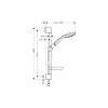 Душевой гарнитур Hansgrohe Croma 100 Vario/Unica C 27772000