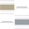 Декоративная горизонтальная вставка Кристаллы Swarovski на фронтальную панель к ванне Радомир Сорренто 140х140 1-241-0-0-0-038
